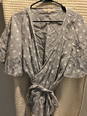 Y2k wrap top.   LOFT XL